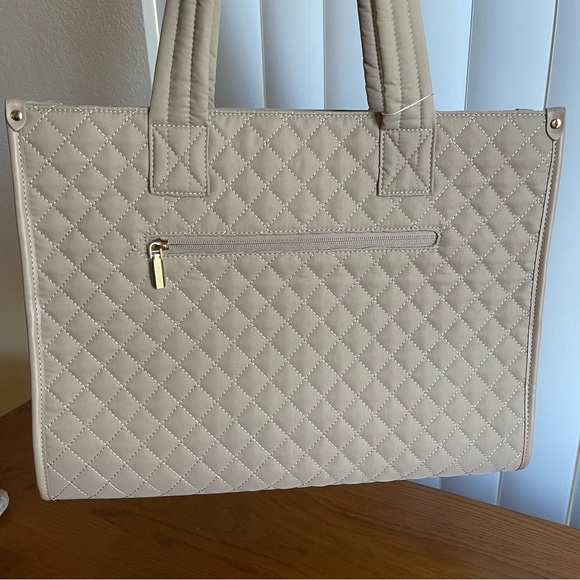 Lovevook Quilted Laptop Bag Khaki - Picture 3 of 16